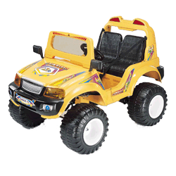 Big ride on car Jeep 12volt oplkim en ry